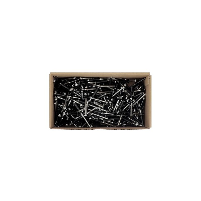 Restagraf 250 x Black Number Plate Rivets 4mm to 11mm