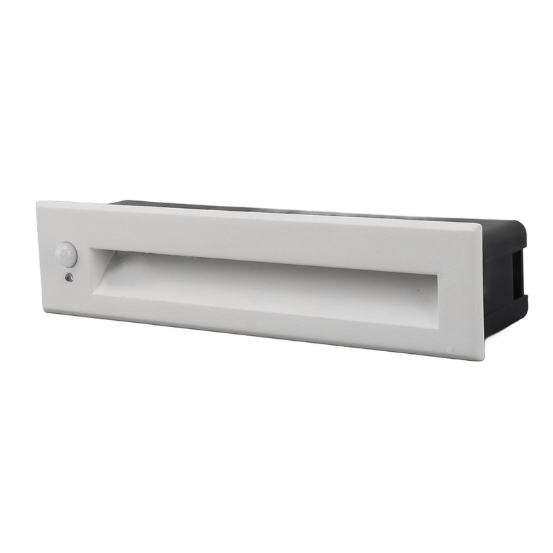 Recessed Sensing Step Light Frosted White LED Stair Light for