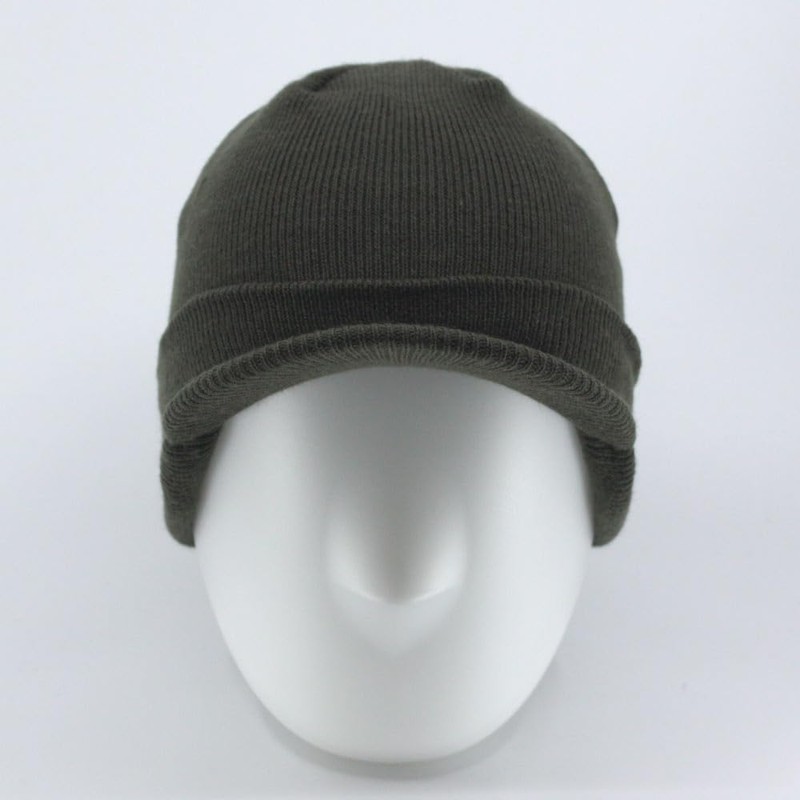 The Vintage Year Plain Sports Visor Billed Knit Radar Cuff