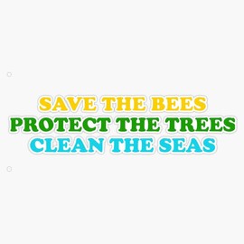 Save The Planet Vinyl Sticker Waterproof Bumper Sticker Laptop Window 5"