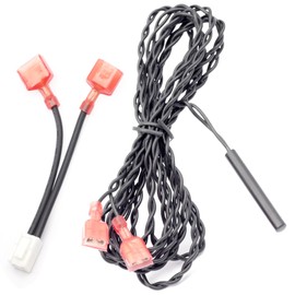 Lisnhlin ECS6105 Water Temperature Sensor Compatible with AquaCal Pool Heater Heat Pump STK0021 STK0127, 10K OHMS Straight Defrost/Water Temperature Sensor Kit Replace 6105D