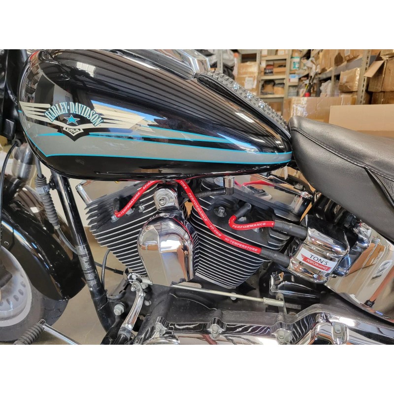 Ton's Performance White 10mm Harley Davidson Big Twin 99-17 FXD