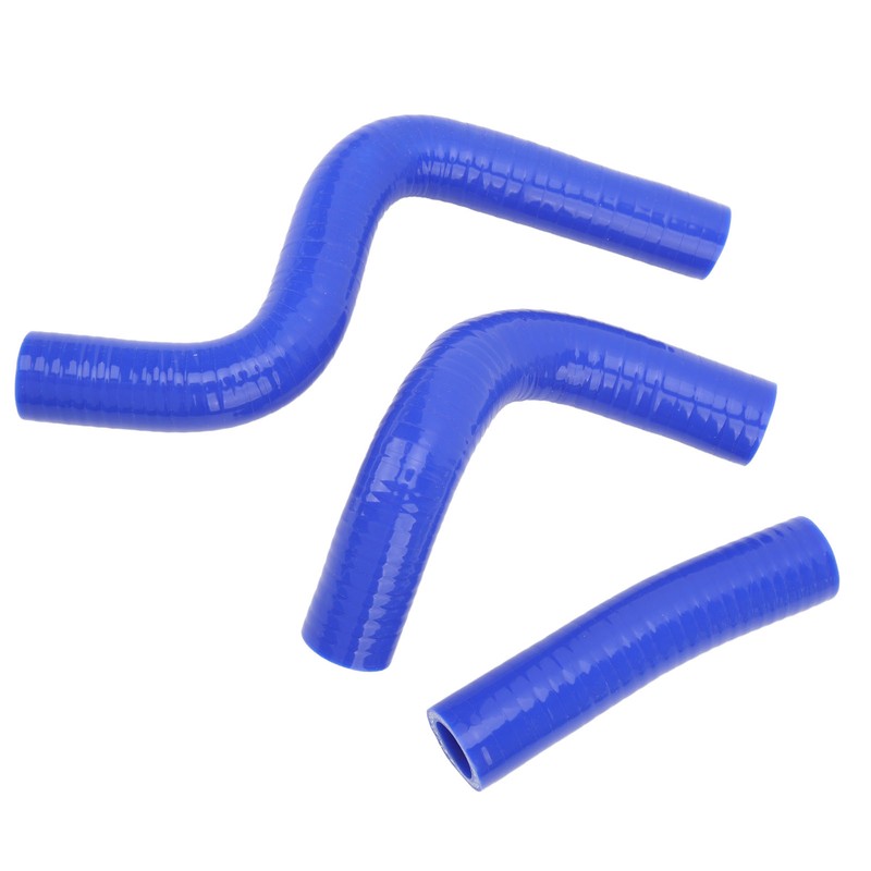 3PCS Silicone Radiator Coolant Hose Pipe Kit Stable Connection Leak