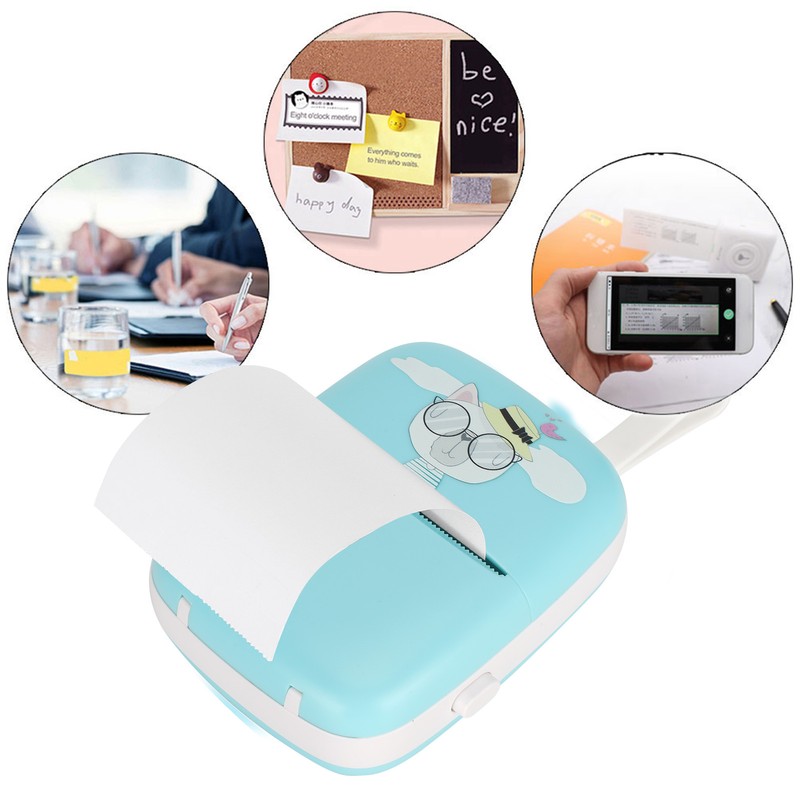 Mini Printer Hand Held Portable Pocket Student Wrong Question Photo