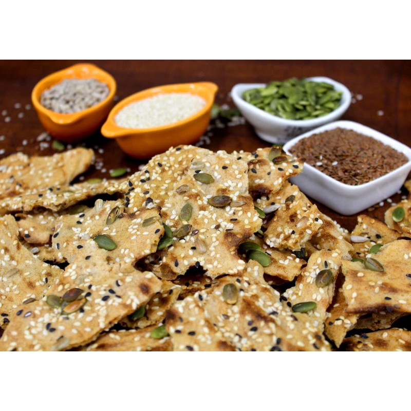 SunGak - Baked Multigrain Sangak Crackers, All Natural (7.02 oz)