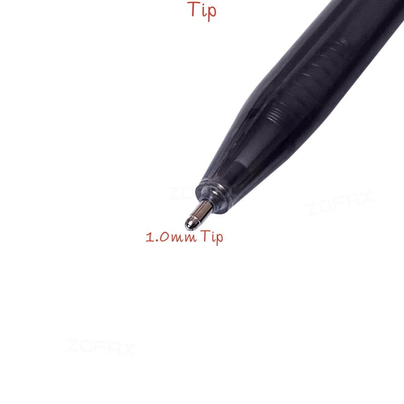 DIGNO Retractable Click Ballpoint Pens, BLACK, 1.0mm Medium Point, Pack