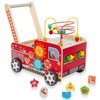 Wooden Baby Walker with Bead Maze for 1 Year Old