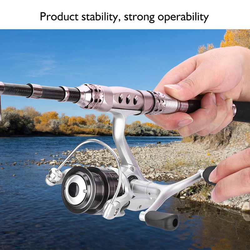 CZR Series Spinning Fishing Reel with Exchangeable Handle Baitcasting for