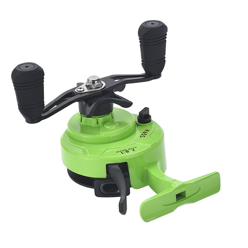 Plastic Wire Cup Ice Fishing Reel Raft Fishing Wheel Front