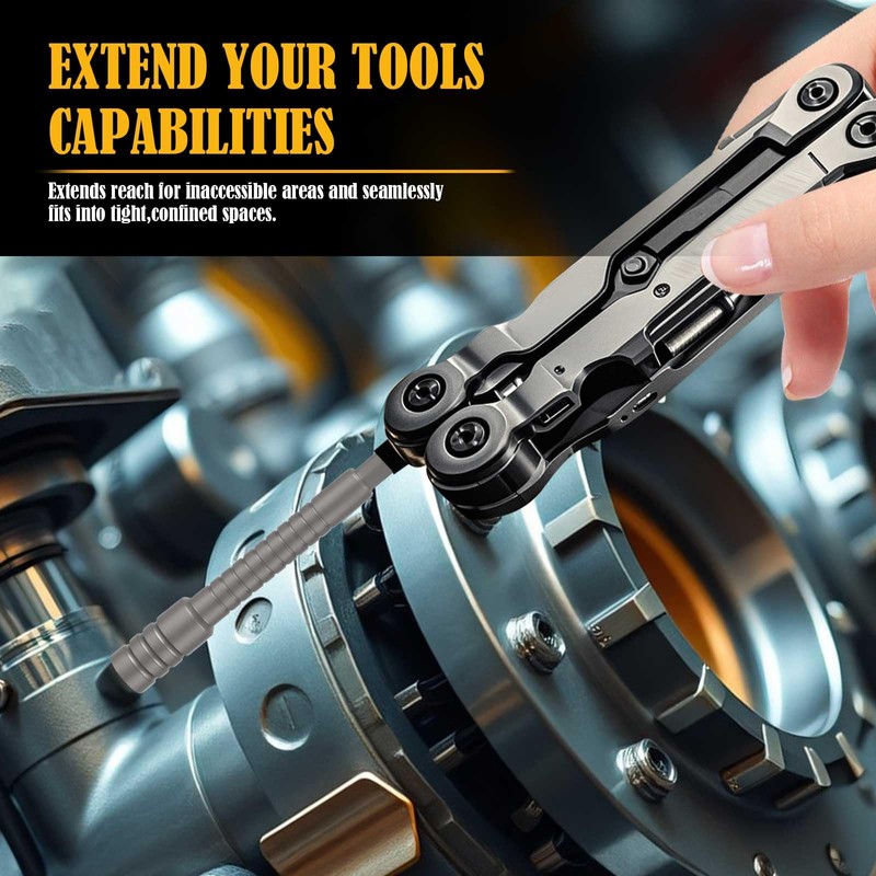 Congzikji Upgraded Multi-tool Bit Driver Extender, Add-on Accessories for Leatherman