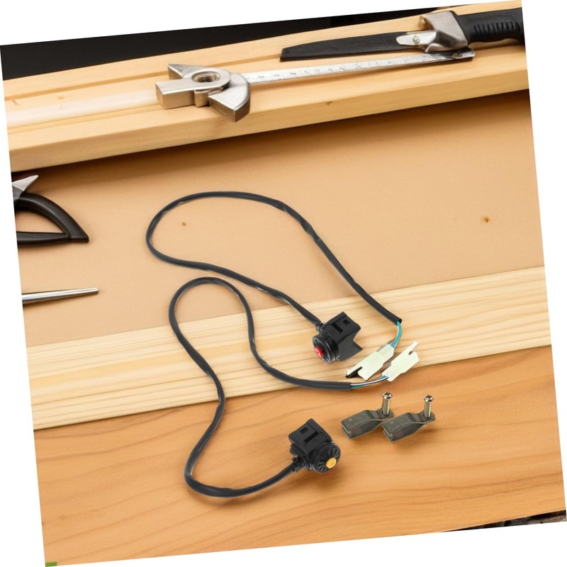 GRIRIW 2pcs Kill Button for ATV Dirt Bike Quick Ignition