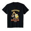 Children's T-Shirt with German Text "Ich Werde Großer Bruder 2025"