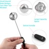 Jindizi Rotating Long Handle Tea Infuser,2Pcs Rotating Long Handle Tea