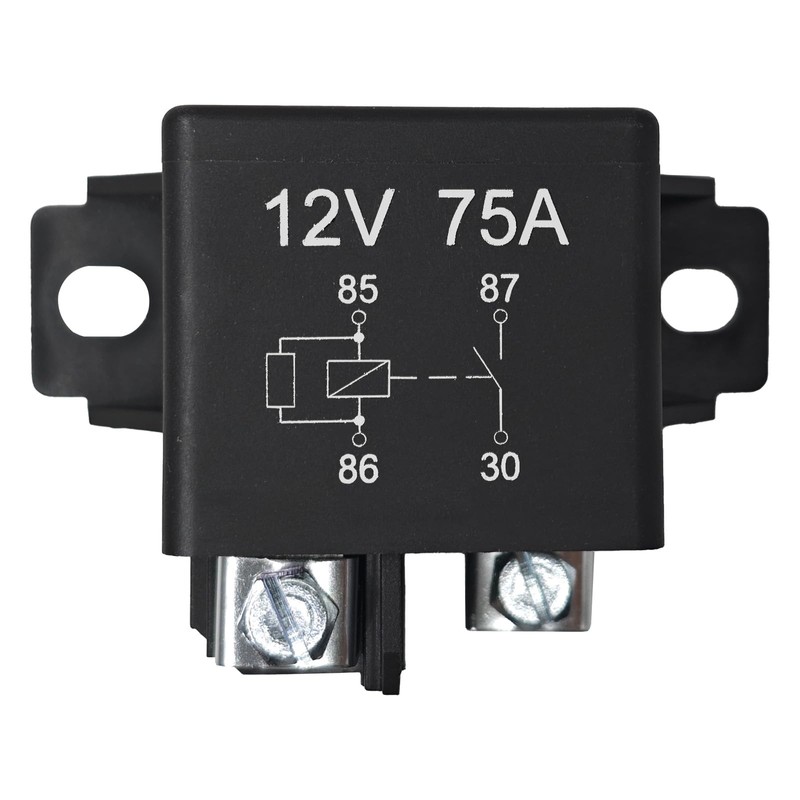 V23232-D0001-X001 Normal Open Power Relays 12V 75A, SPST-NO High Current