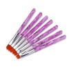 ZXUY 7Pcs Nail Art Painting Brush Set, Design Tools, Nail