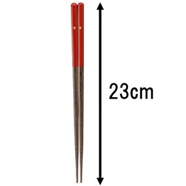Painted Chopsticks MM-1578 Dishwasher Safe Tenmaru Heart Red 9.1 inches (23 cm)