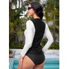 Women Breathable Rash Vest UPF 50+ 1/4 Zip Long Sleeve