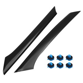 X AUTOHAUX Pair Windshield A-Pillar Trim Panel for Ford Flex 2009-2019 Driver and Passenger Outer Side Replaces BA8Z-7403145-AA BA8Z-7403136-AA Front Left and Right A Pillar