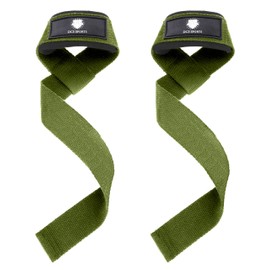DCS Sports Fitness Workout Lifting Straps for Strength Training and Bodybuilding, Deadlifts (Padded) for Men and Women Lifting Straps Brand: DCS Sports (Green)