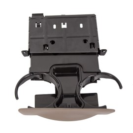 ECOTRIC Tan Cup Holder Compatible with 1999-2004 Ford Excursion F250 F350 F450 F550 Super Duty Replace for YC3Z-2513560-CAB Dash Dashboard Cup Holder