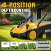 ZEGJAW Electric Dethatcher and Scarifier, 13” 12Amp Lawn Dethatcher with