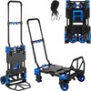 Hihone Foldable 2 in 1 Hand Truck, 330 LBS Capacity