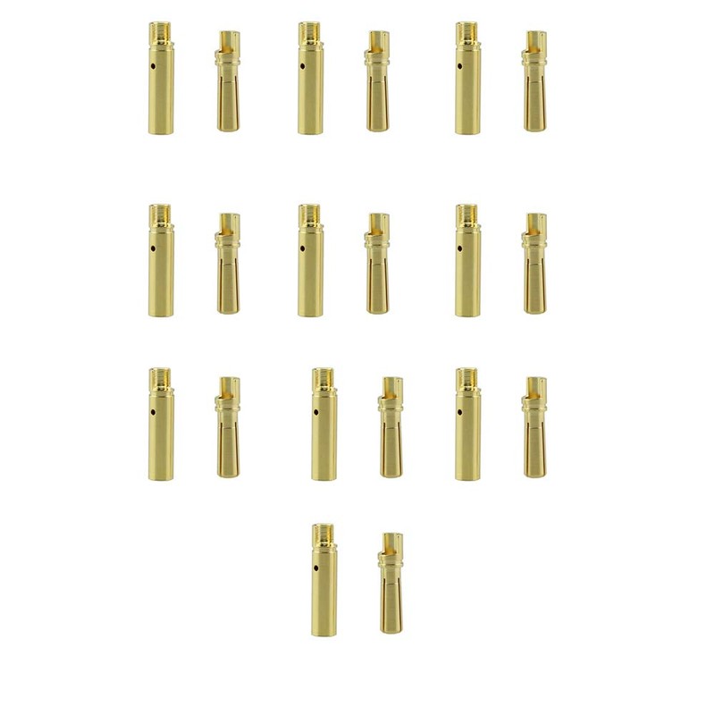 20 Pairs Amass 4.0mm 4mm Gold Banana Bullet Connector Plug