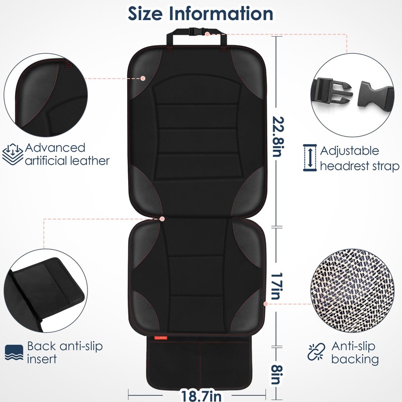 Sinvitron Car Seat Protector for Child Car Seat - Waterproof