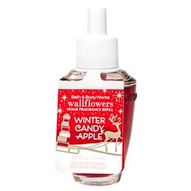 Generic White Barn WINTER CANDY APPLE Wallflowers Fragrance Refill 0.8 Fluid Ounce, RED