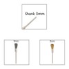 Niupika 3mm Steel Cleaning Brushes for Dremel Grinding Tools 40pcs