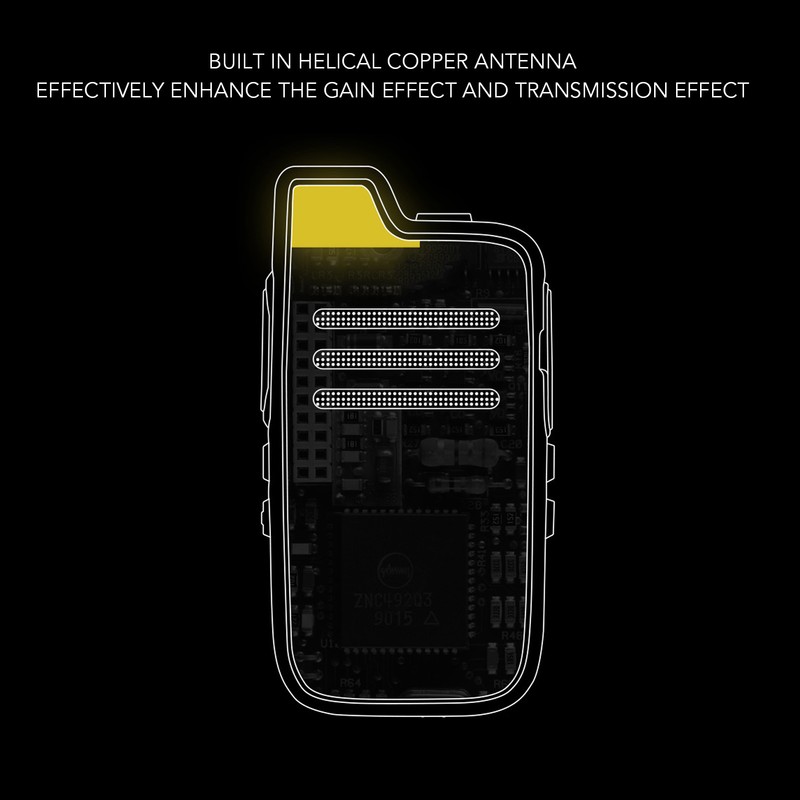 Mini Walkie Talkie Portable Clear Speech Efficient Communication Rechargeable 2