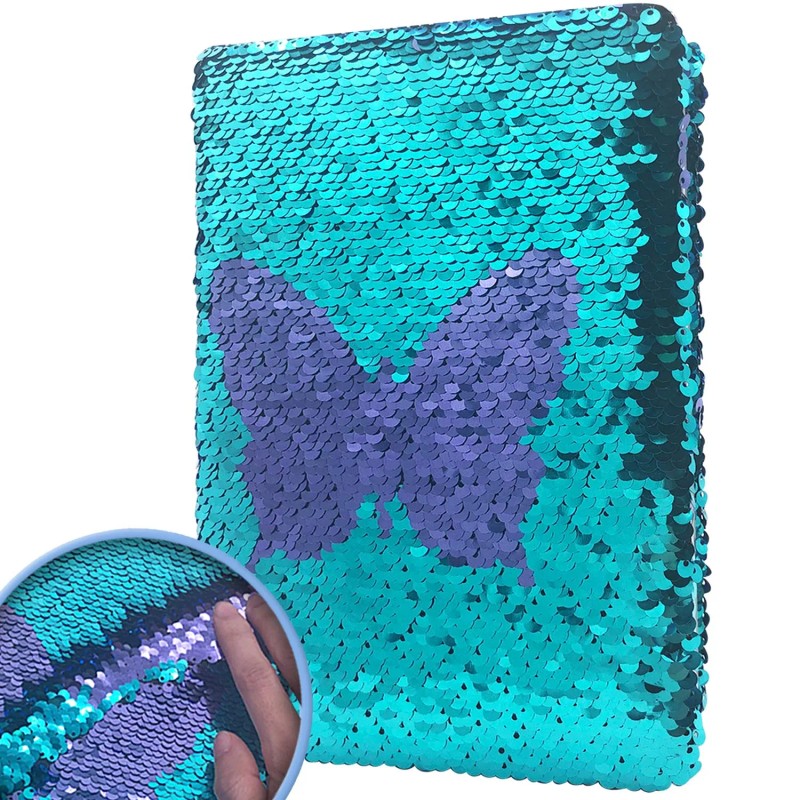 A5 Notebook Kids Journal Notebooks Sequins Diary Notebook Stationery for