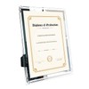 GraduationMall A4 Glass Diploma Picture Frame Certificate Frame Document Frame