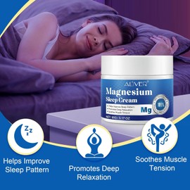Pure Magnesium Cream 90g | Magnesium Oil Lotion for Sleep & Muscle Relief | Soothing Topical Butter for Feet, Legs, & Body Relaxation