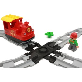 TracksCreations 4-way Rotary Crossing for Duplo Compatible Train