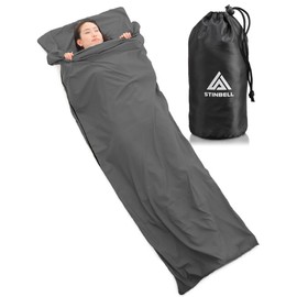 [Lightweight Model 13.8 oz (390 g)] Inner Shruff, Lightweight, Inner Sheets, Compact Design, Envelope Type, Includes Pillow Cases, Can Be Opened and Closed From the Inside, Double Zippers Can Be