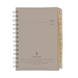 Collins Elite Compact Day a Page with Appointments - Refill 2023 Diary - (1140R-23) - Complete Business Planner, Agenda and Journal Organiser
