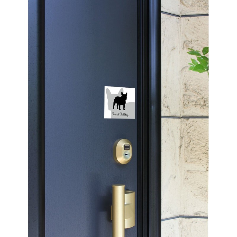 French Bulldog Dog Sticker Premium Silhouette Monotone M Size MK-2