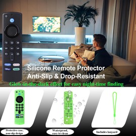 Fire Stick Remote Control, Replacement Voice Remote 3rd Gen for AMZ Smart TVs 4K/4K Max/Lite/Cube Stick, Fit for Smart TVs Cube (1st Gen and Later) with 4 Shortcut Keys, Insignia/pioneer Smart TV