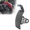 SUNPIE Add White Lights Black Motorcycle Cured Vertical Side Mount