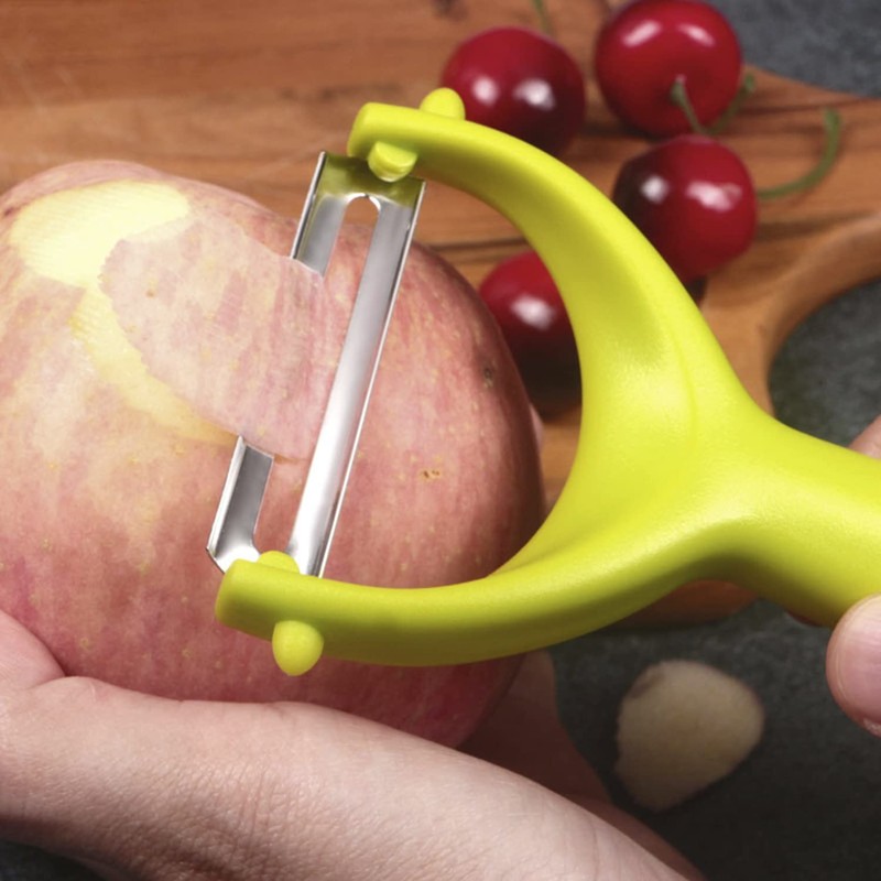 2 Pcs Y-Shaped Swivel Potato Peeler, Stainless Steel Vegetable Peeler