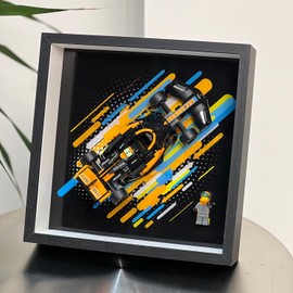 iLuane Display Wallboard for Speed Champions 2023 McLaren Formula 1 Race Car Toy 76919, Adult Collectibles Wall Mount (No Car Included)