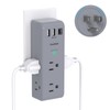 Surge Protector Outlet Extender - with Rotating Plug, 6 AC