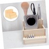 BIUDECO Nail Tool Storage Box Double Makeup Organizer for Desk
