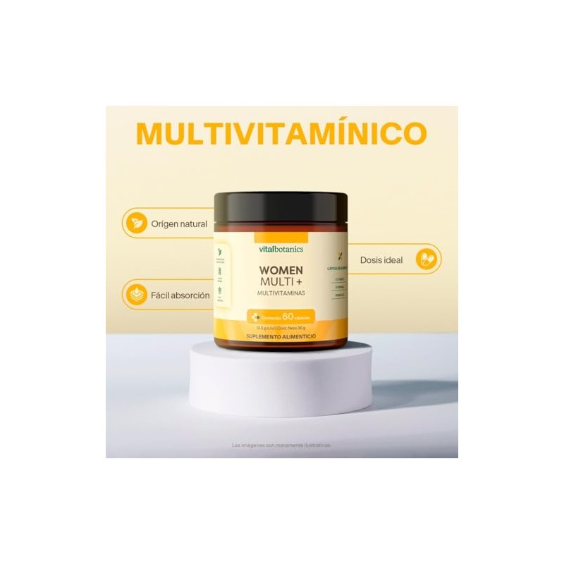 Vitaminas Mujer Colageno Hidrolizado Acido Folico Biotina Complejo Zinc Calcio