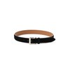 Beams Plus Men's Suede Leather Belt, Black