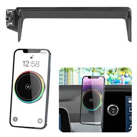 LUNQIN Car Magnetic Phone Mount for Honda Prologue 2024 2025 2026 and Acura ZDX 2024-2025 Auto Interior Accessories Best Cellphone Holder Fast 15W Wireless Charger Cell Phones Charging Screen Stand