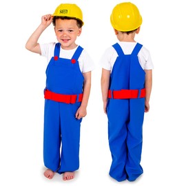 Builder Costume & Helmet - Kids Costume 5 - 7 years
