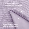 Freyamy Seersucker Bed Linen 135 x 200 cm 2-Piece Purple