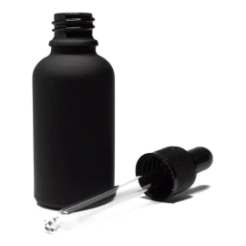 Meliars Gotero 50 Ml Frasco Negro Matizado Bulbo Negro (10 Pzs)